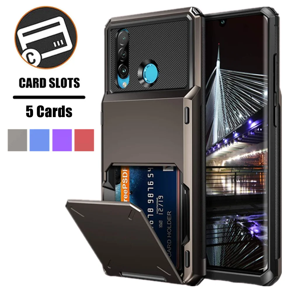 Premium Credit Card Holder Wallet Case with ID Slots