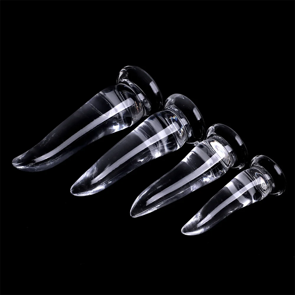 Clear Smooth Ox Horn Anal Plug | Gay Sex Toys for Men  Udatz