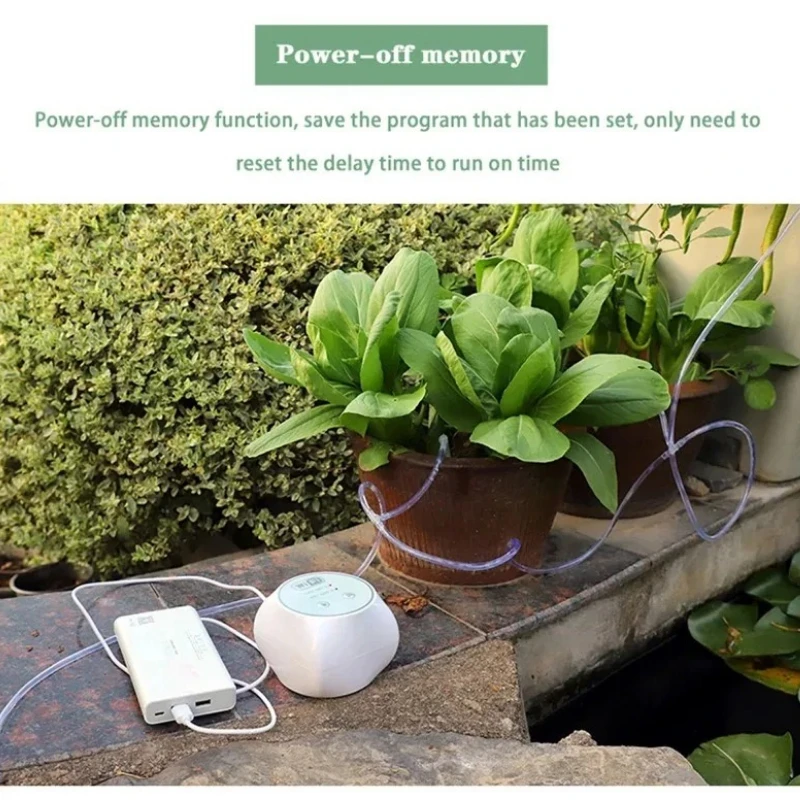 WiFi Automatic Watering Set Adjustable Drip Irrigation System for Balcony Garden Potted Plants Timing Watering Device - 5