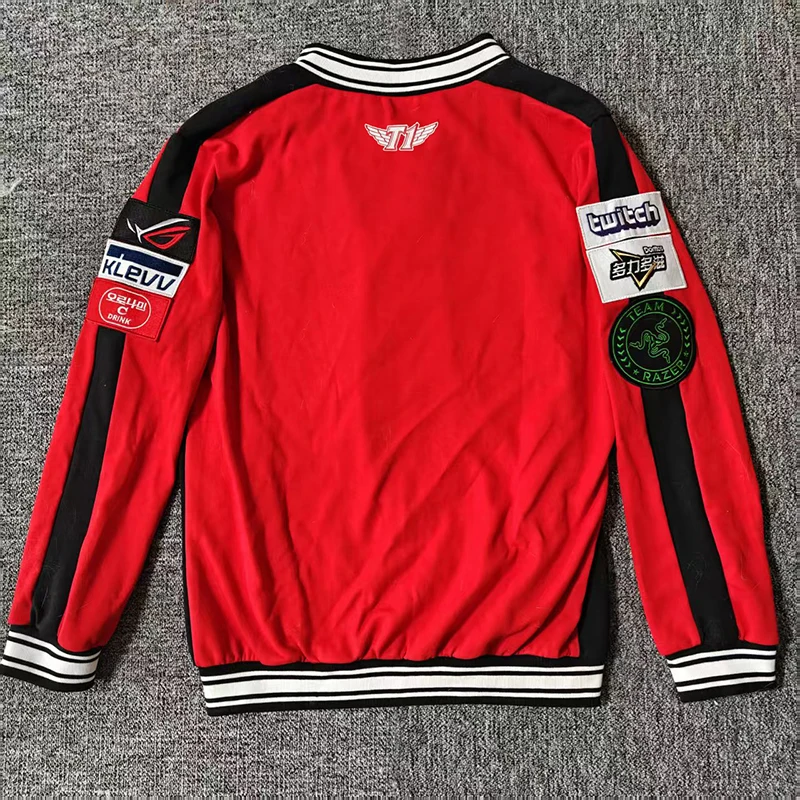 Game LOL World Champion S7 Team SKT T1 Players Uniform Baseball