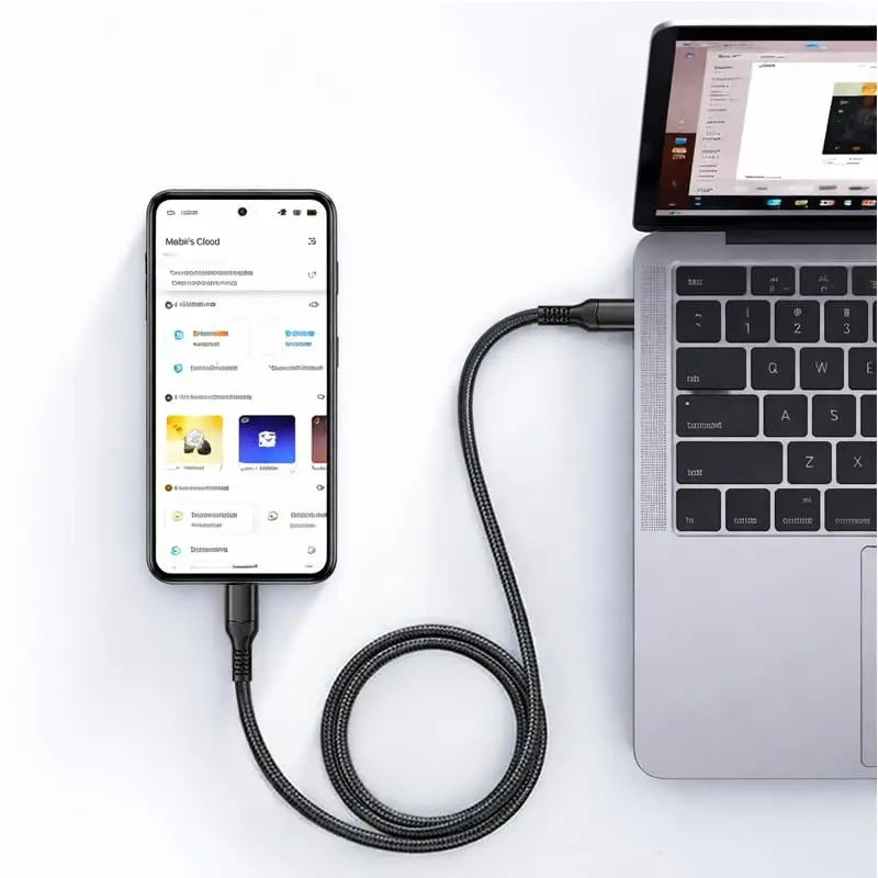 Durable Braided USB-A to USB-C Charging Cable Set - Fast Charge 60W 5A, Multiple Lengths, Data Sync Enabled
