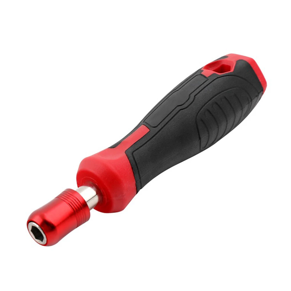 1/4'' Hex Screwdriver Handle Magnetic Screw Driver Bits Holder Self-Locking Adapter For Screwdriver Bits Socket Wrench Rubber 3