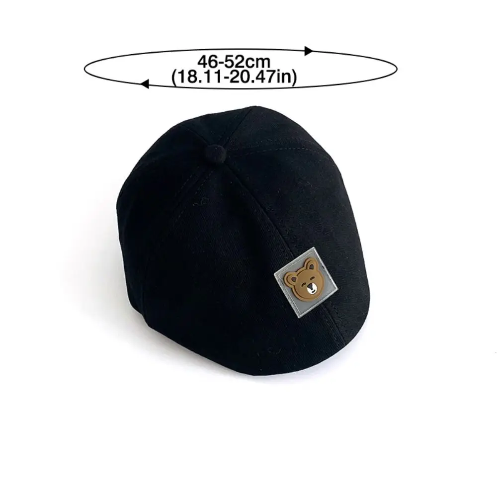 Casual Little Bear Sun Hat Cotton Short Eaves Baseball Cap Thin Style Forward Hat