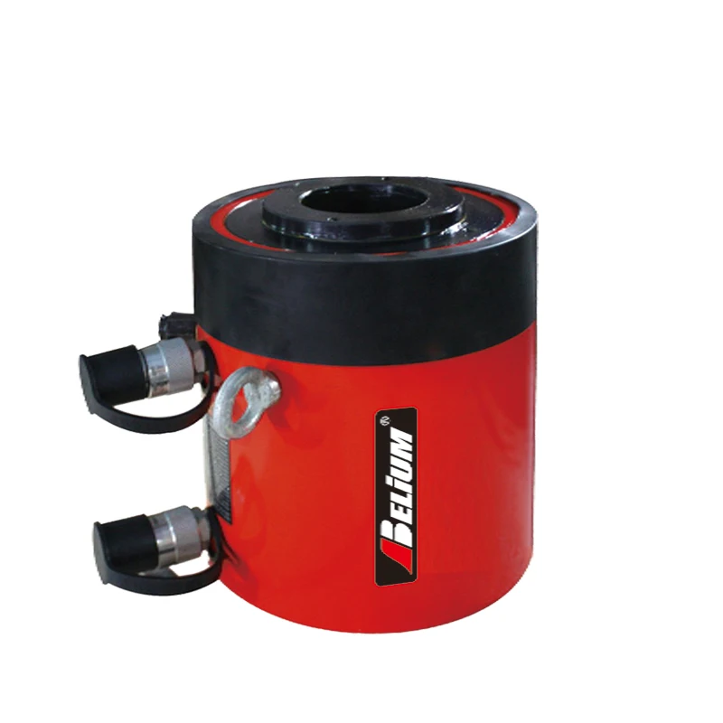 

RRH series 700 bar/10000 PSI High Pressure Double Acting Hollow Piston Hydraulic Cylinder / Jack 12-100 ton