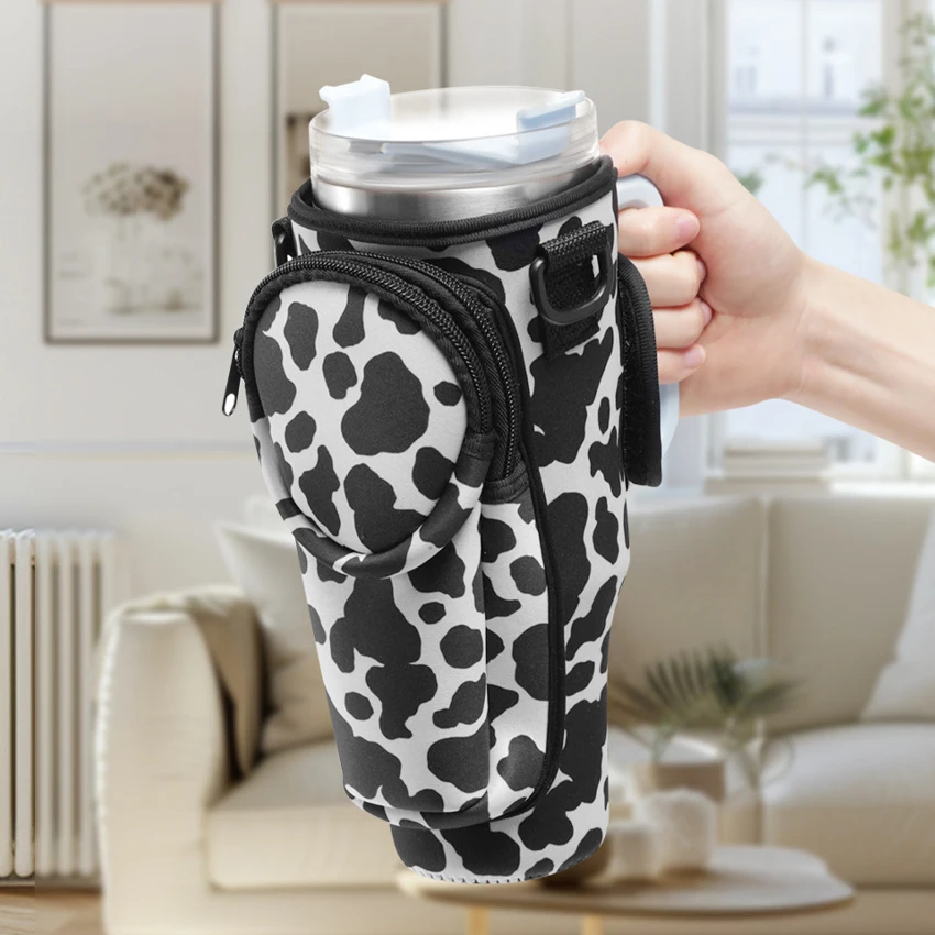 40oz Water Bottle Carrier Bag Water Bottle Sleeve Pouch Crossbody