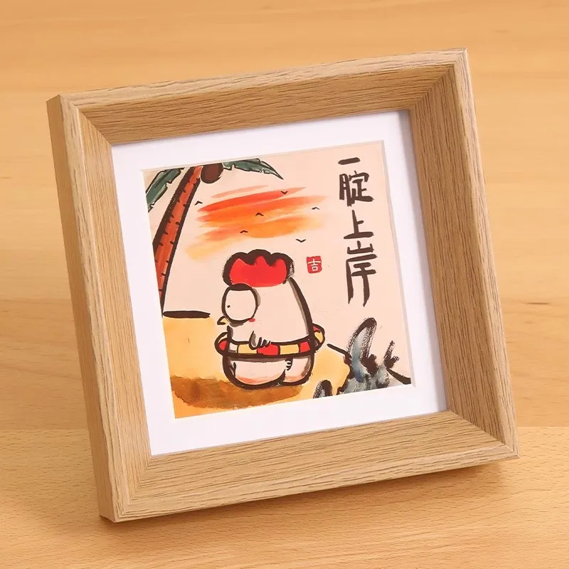 Elegant Wooden Photo Frame for Tabletop Display - Perfect for Weddings, Baby and Family Portraits, Wall Décor
