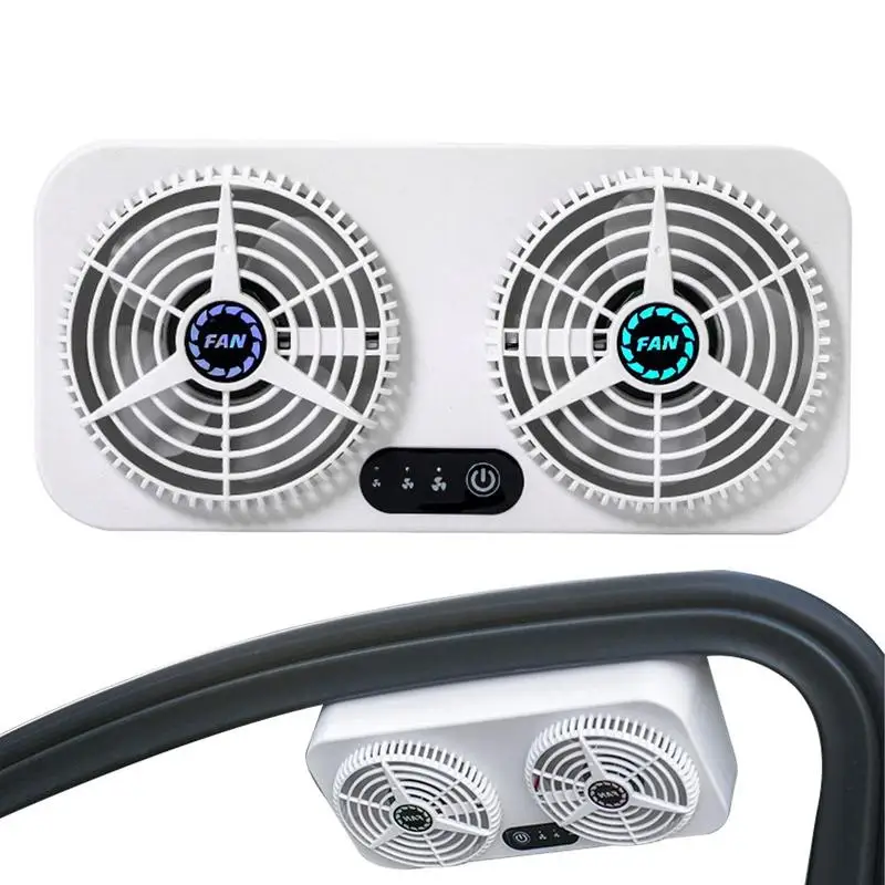 

Window Fans With Exhaust And Intake USB Interface Car Cooler Car Radiator Eliminate The Peculiar Smell Inside The Car And Can Be