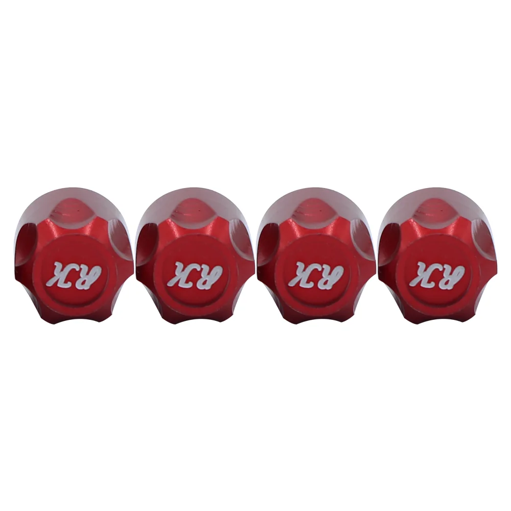 4PCS Aluminium Felge Mitte Kappe M4 Mutter für 1/10 RC Crawler TRX4 Axial SCX10 90046 D90 Tamiya MST – Detail 2
