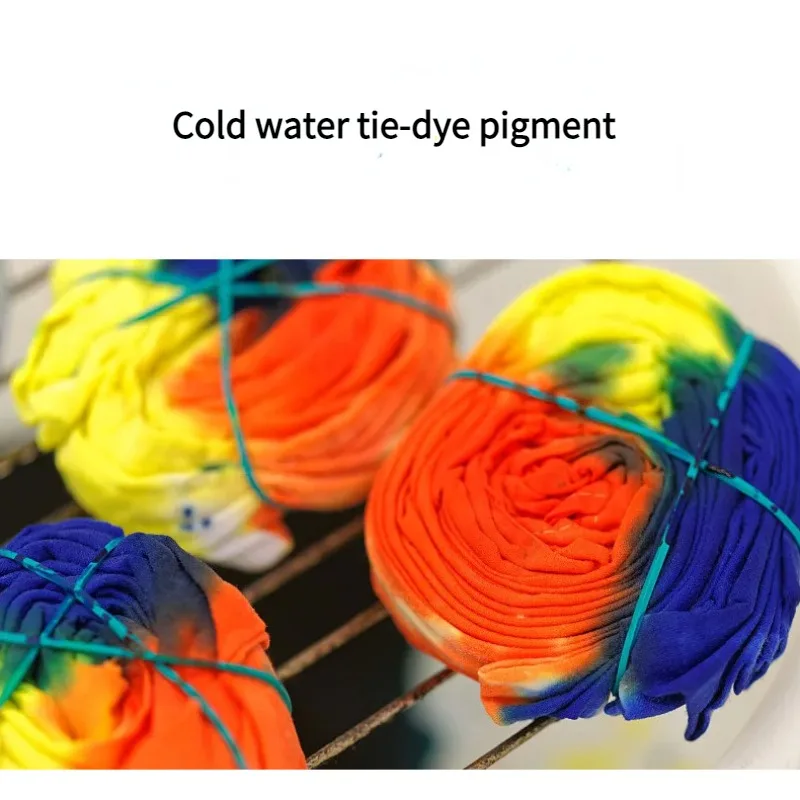 Tie Dye Pigments Kit for Cotton and Linen Garments Multi Colour Dyes