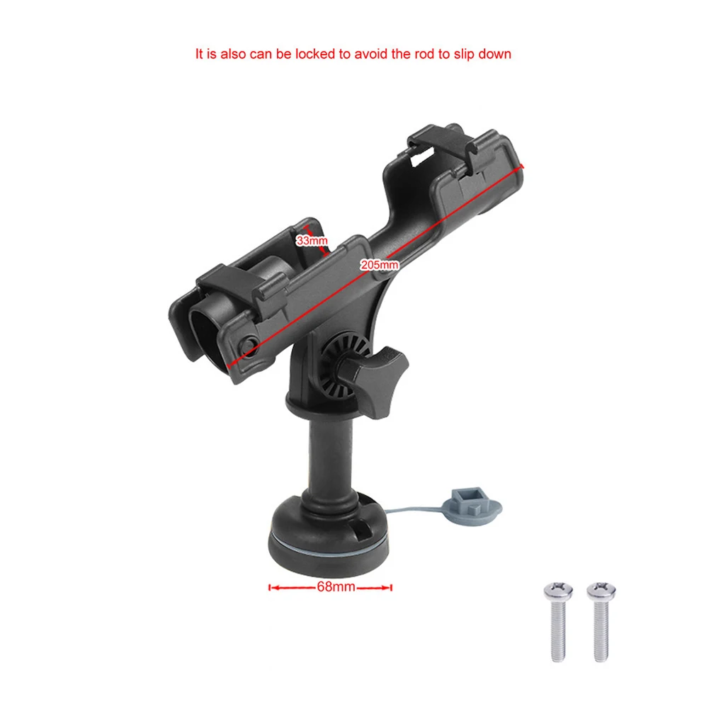 Adjustable Kayak Boat Fishing Rod Holder Support Tools Pole Mount Angle  Bracket