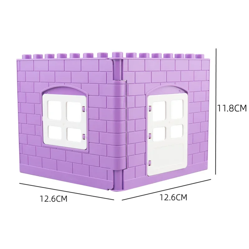 Enchanting Princess Castle Building Blocks Set - Creative Playhouse with Accessories