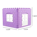 Window Wall Purple
