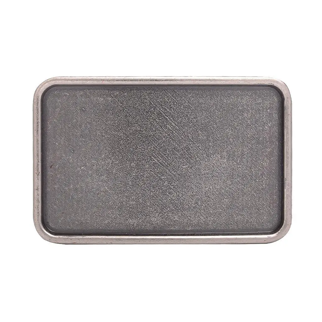 Novelty Western Cowboys Rectangular Belt Buckle Clothing Jewelry Replacement