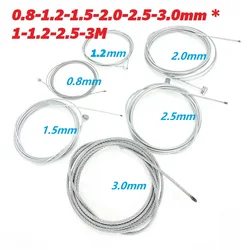 Versatile Steel Wire Brake Cable for Mountain and Electric Bikes (0.8mm x 2M)