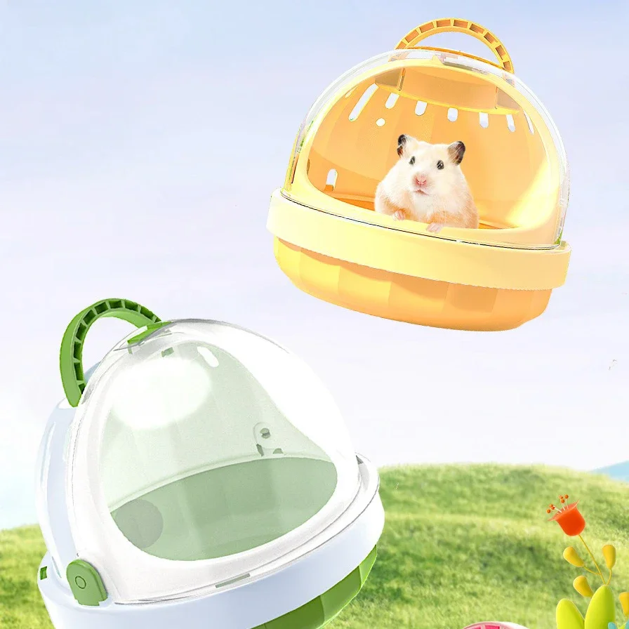 Pet Carrier Hamster Cage Portable Outer Basket