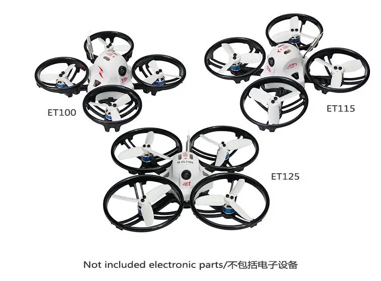 Микро-рамка Kingkong ET100 100 мм/ET115 115 мм/ET125 125 мм для гоночного дрона DIY FPV