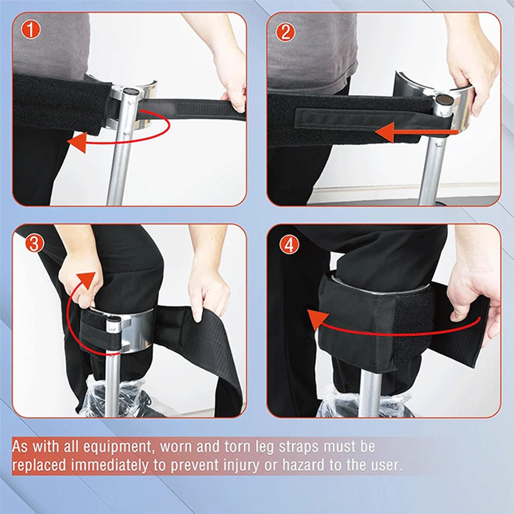 Unmatched Comfort  Padded Stilt Straps with Thick Foam Lining  Perfect for Long Hours of Stilt Work 2 Straps for Complete Set 4