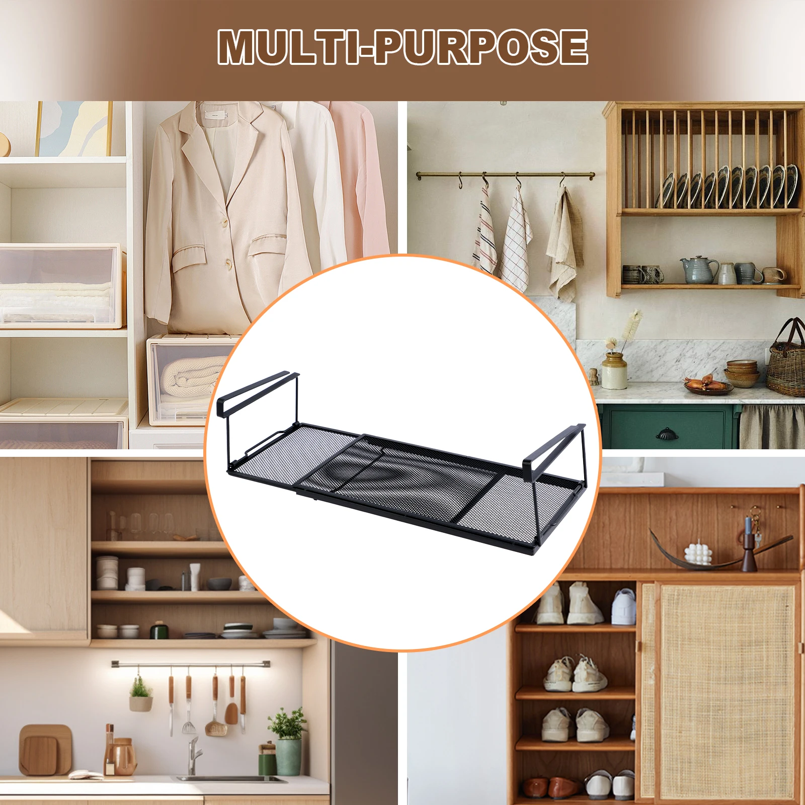 MILEGI Under Desk Drawer Organizer, Under Desk Storage Drawers Clamp-On, Hanging - View #8