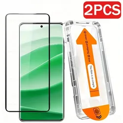 Premium Tempered Glass Screen Protector, 2 - Pack, Bubble - Free Installation - HD Tempered Glass