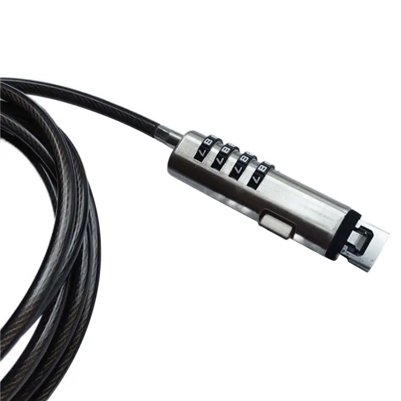 6X 보안 USB 번호 잠금 장치, 노트북, 태블릿, 프로젝터, TV의 도난 방지 기능에 사용됨