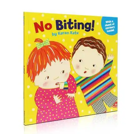 

No Biting By Karen Katz Children's Guide Book For Preschool Education