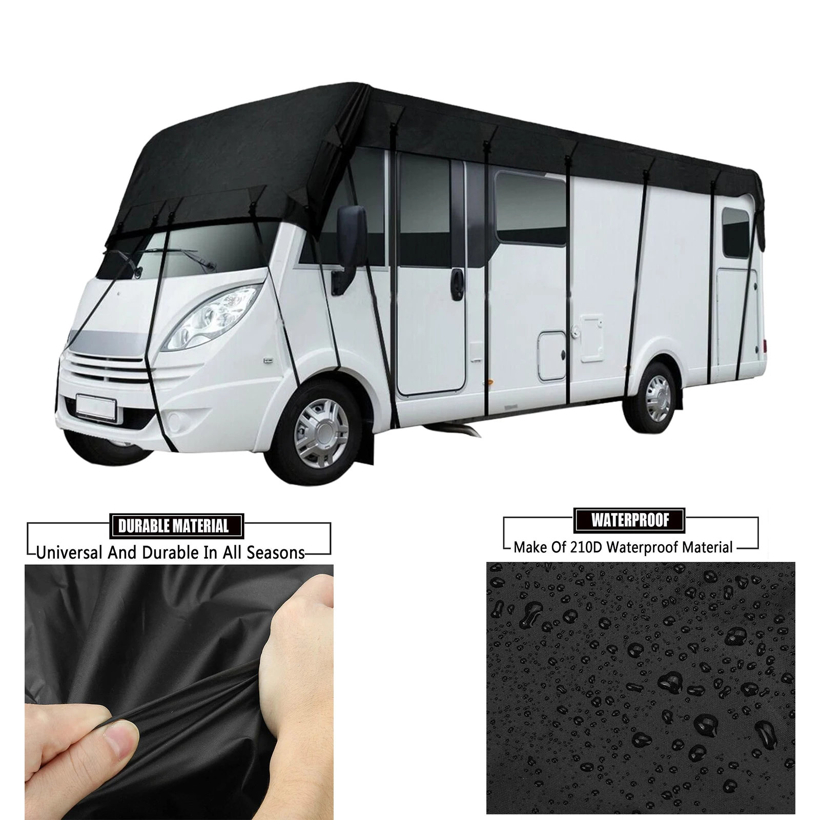 210D RV Wohnwagen Dach Abdeckung Plane Wasserdicht Staub-proof Sonnenschirm  Anti-Uv Schutz Wohnmobil Camper für Caravan