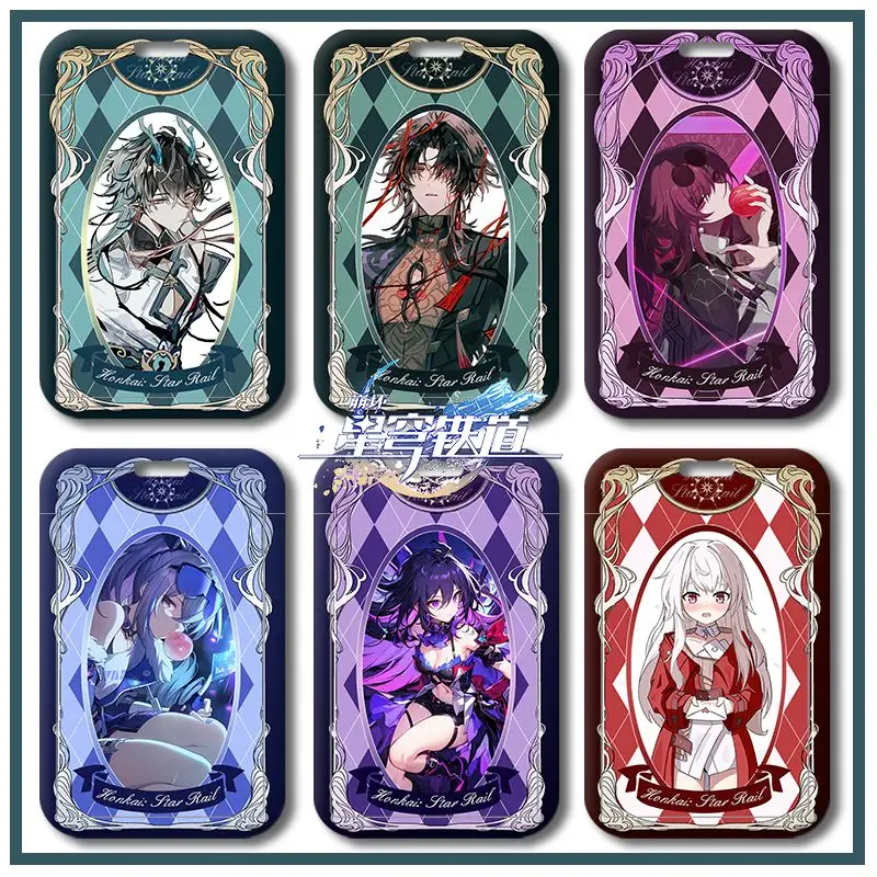 Honkai Star Rail Card Cover Anime KeyChain Luocha Kafka Bus Key Chain ...