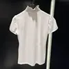 ST ANDREWS 2024 New Women's Golf Sportswear Fashion Versatile Casual Stand-Up Collar Short Sleeve Top 5