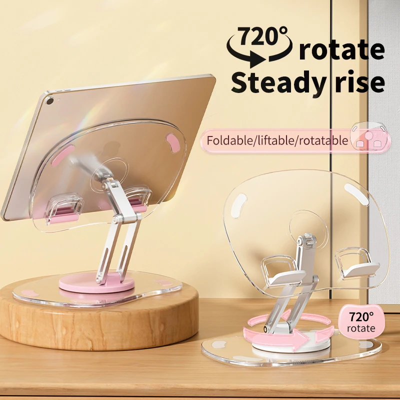 Adjustable 720° Rotating Foldable Phone and Tablet Stand