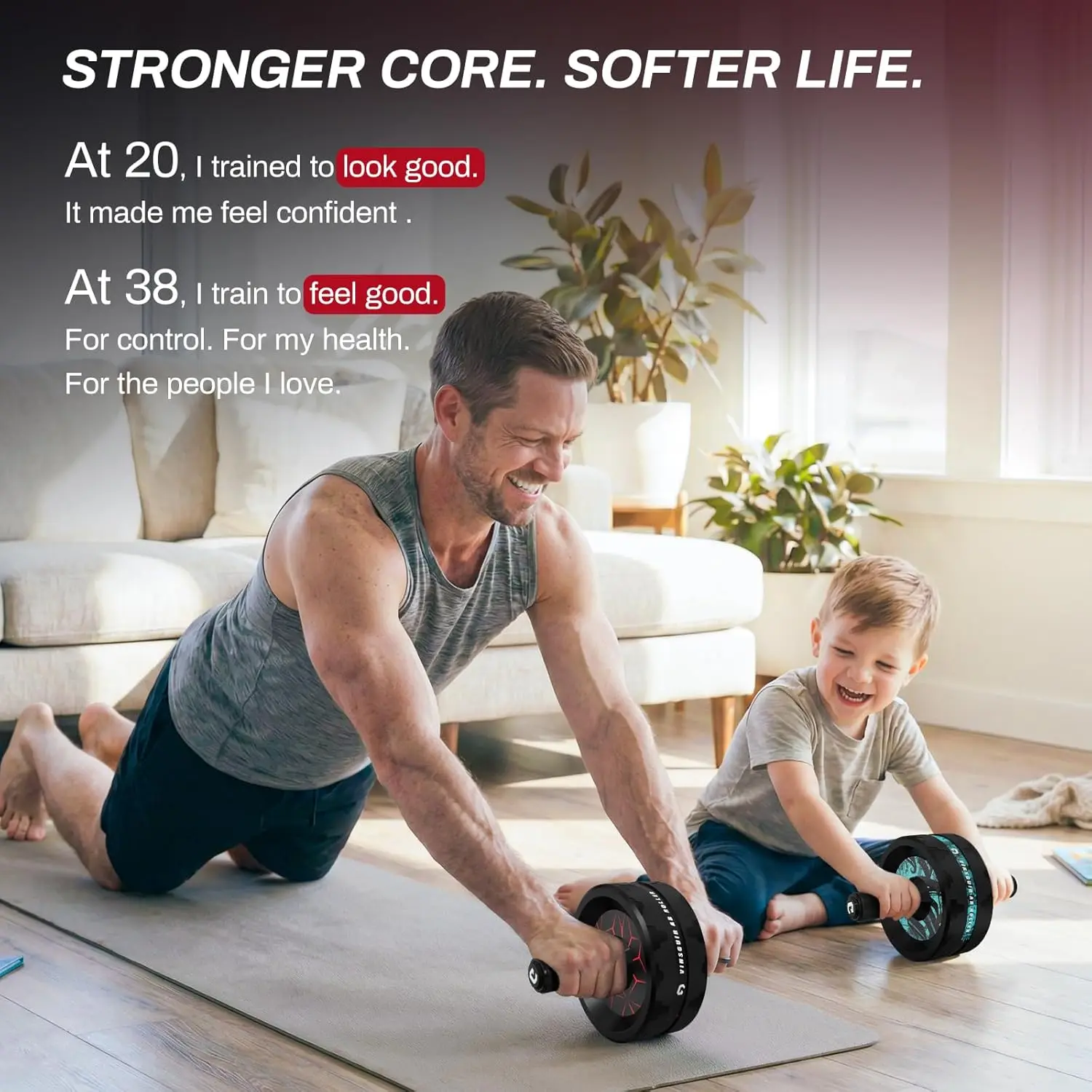 Ab Roller Wheel with Knee Pad image 5