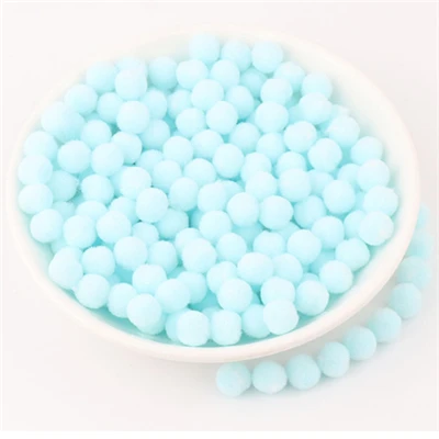 Wholesale 8mm Soft Fur Pompoms for Arts, Crafts, and Home Décor
