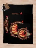 kitten pixie wearing translucent wings five finger death punch Throw Blanket Camping Extra Large Throw bed plaid Blankets 5