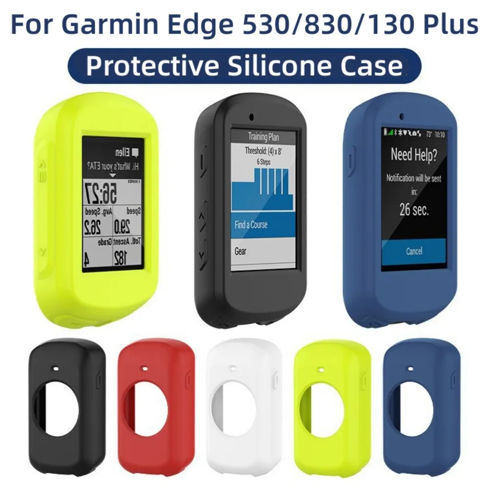 Soft Silicone Protective Case For Garmin Edge 530 830 130 Plus GPS Bike  Cycling Computer Protection For Garmin Edge 130 Cover