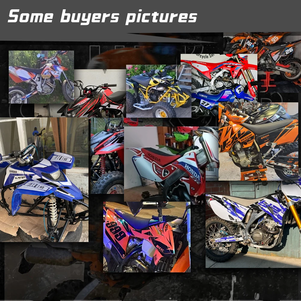 LUCKMOTO Ŀ  ׷  Į ƼĿ ŰƮ, ߸ 2016-2018 WR450F 2015-2018 YZ450FX 014 