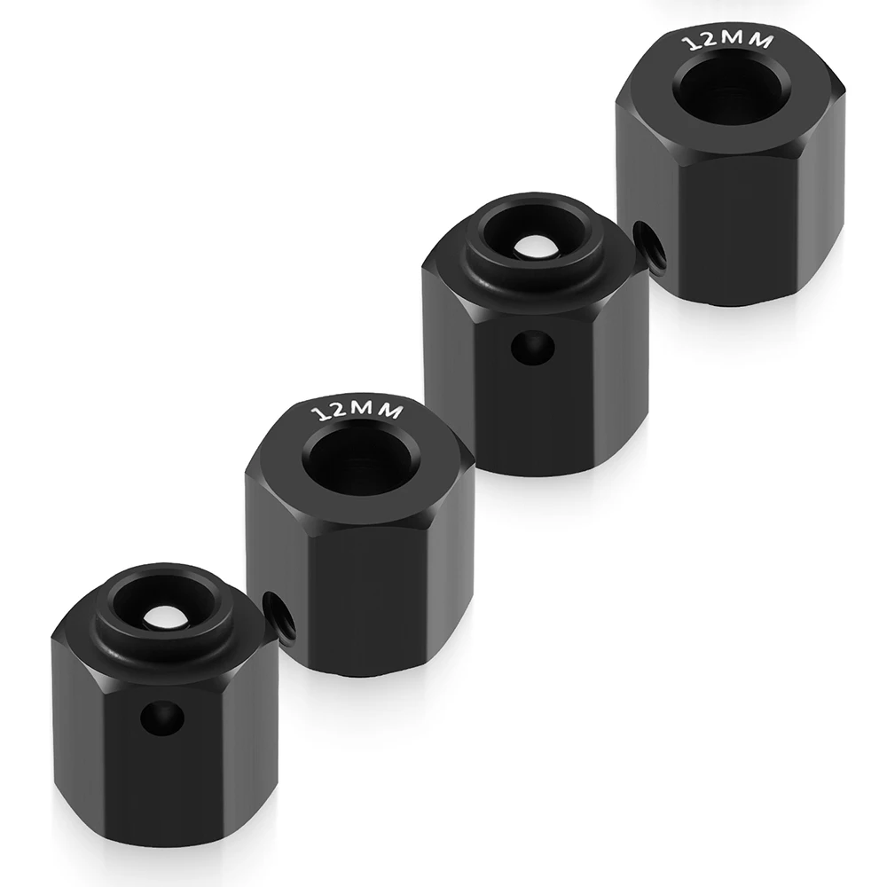 AXSPEED 4PCS 12mm Rad Hex Naben Adapter mit Pins 6/8/9/10/11/12mm für 1/10 RC Crawler Auto T-raxxas TRX-4 TRX4 Upgrade Teile – Detail 10