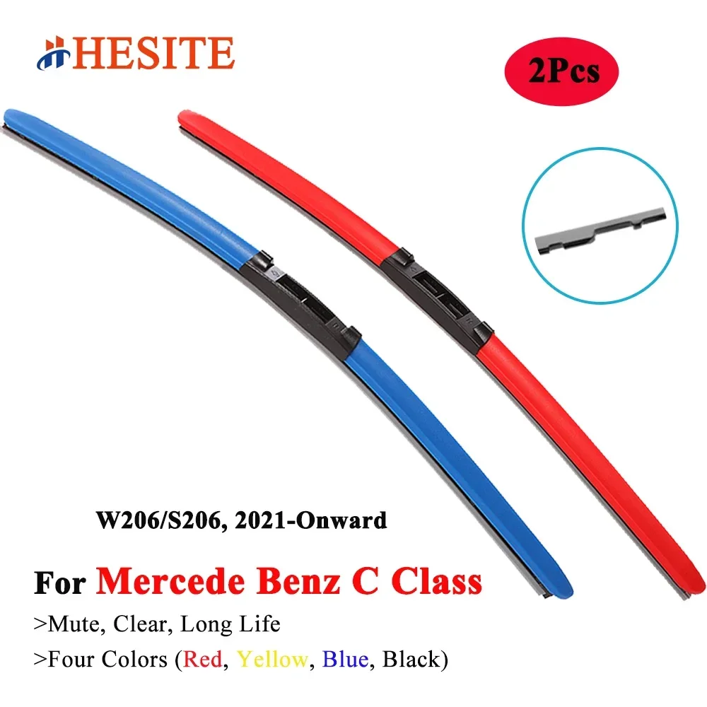 HESITEColorfulWiperBladesForMercedesBenzCClassC180C200C220