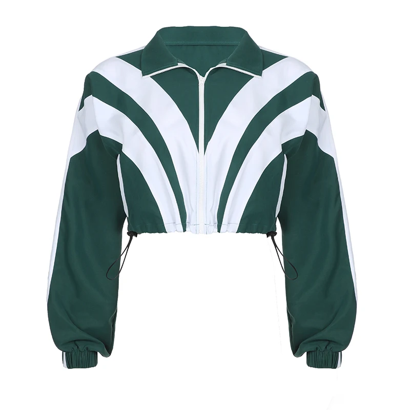 BIIKPIIK Contrast-color Women Tracksuits Sporty Fitness Fashion Two Piece Pants Sets Jacket + Pants Jogging Street Style Outfits 4