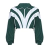 BIIKPIIK Contrast-color Women Tracksuits Sporty Fitness Fashion Two Piece Pants Sets Jacket + Pants Jogging Street Style Outfits 4