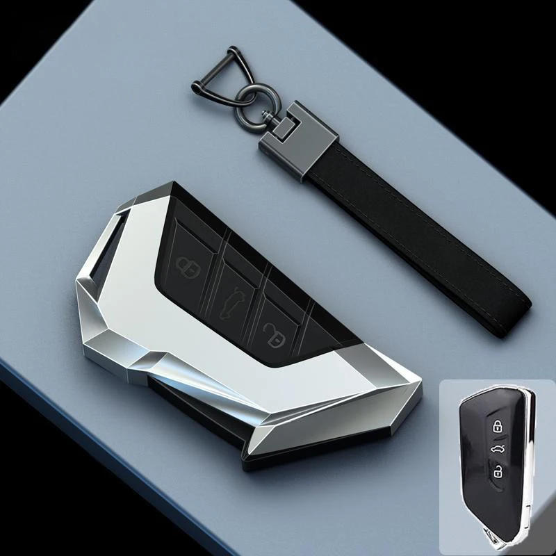 Neue Zink-legierung Auto Schlüssel Fall Abdeckung Tasche Für VW Volkswagen Passat B8 Magotan Für Skoda Superb A7 Kodiaq Sitz Shell Fob – Detail 6