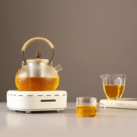 800W Electric Ceramic Stove 220V Mini Square Home Coffee Tea Heater Water-Boiling Stovetop Touch Electric Ceramic Coffee Cooker 2