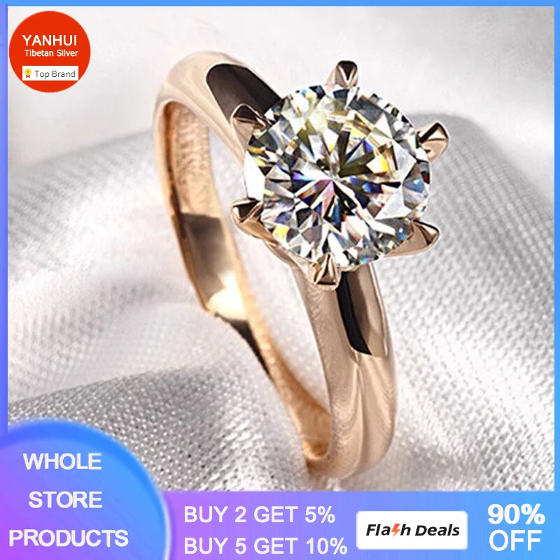 Amazon.com: Ring Jewelry Gold Plated Color Love Ring Simple Round Stone Ring  Size 17 Ring (U, One Size) : Clothing, Shoes & Jewelry