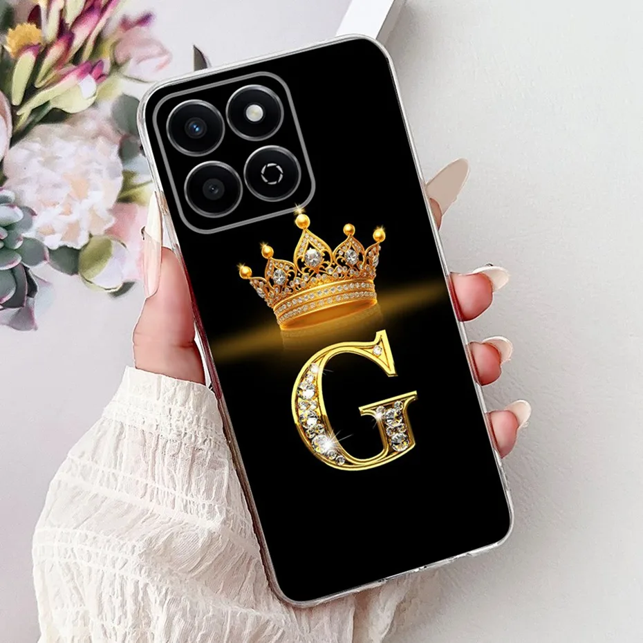 Fashion Letter Clear TPU Slim Soft Silicone Phone Case Bumper