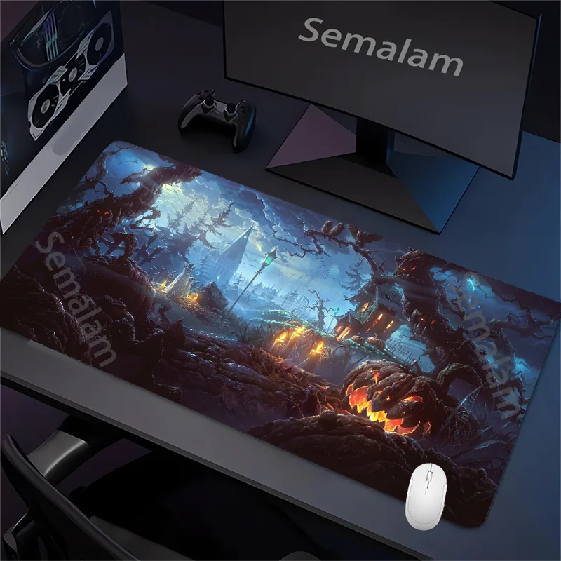 Enchanted Forest Gaming Mouse Pad – Non-Slip Rubber Base, Washable Desk Accessory for Home & Office Decor (35x60)