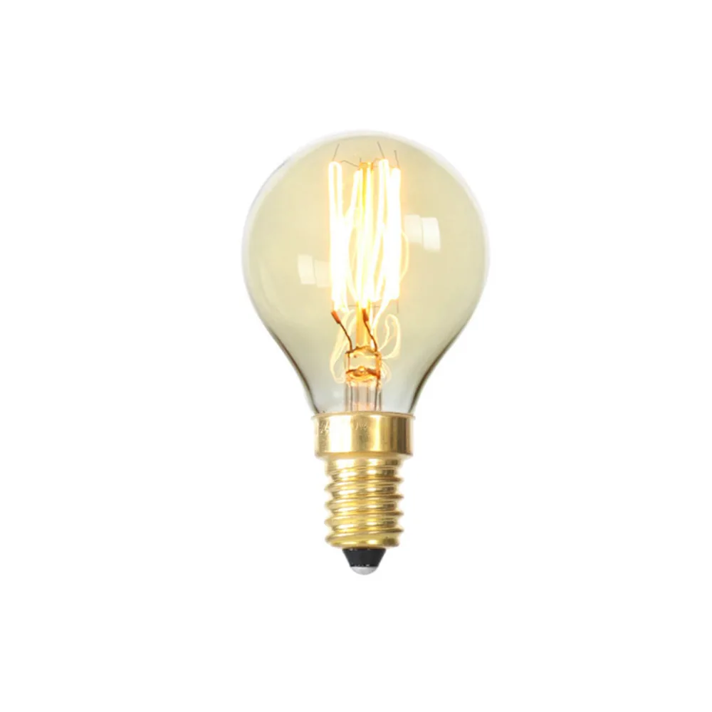 E14 에디슨 전구 Lampada 레트로 램프 백열 앰플 빈티지 40w 220V 디 밍이 가능한 필라멘트 전구 펜던트 조명 골동품 전구