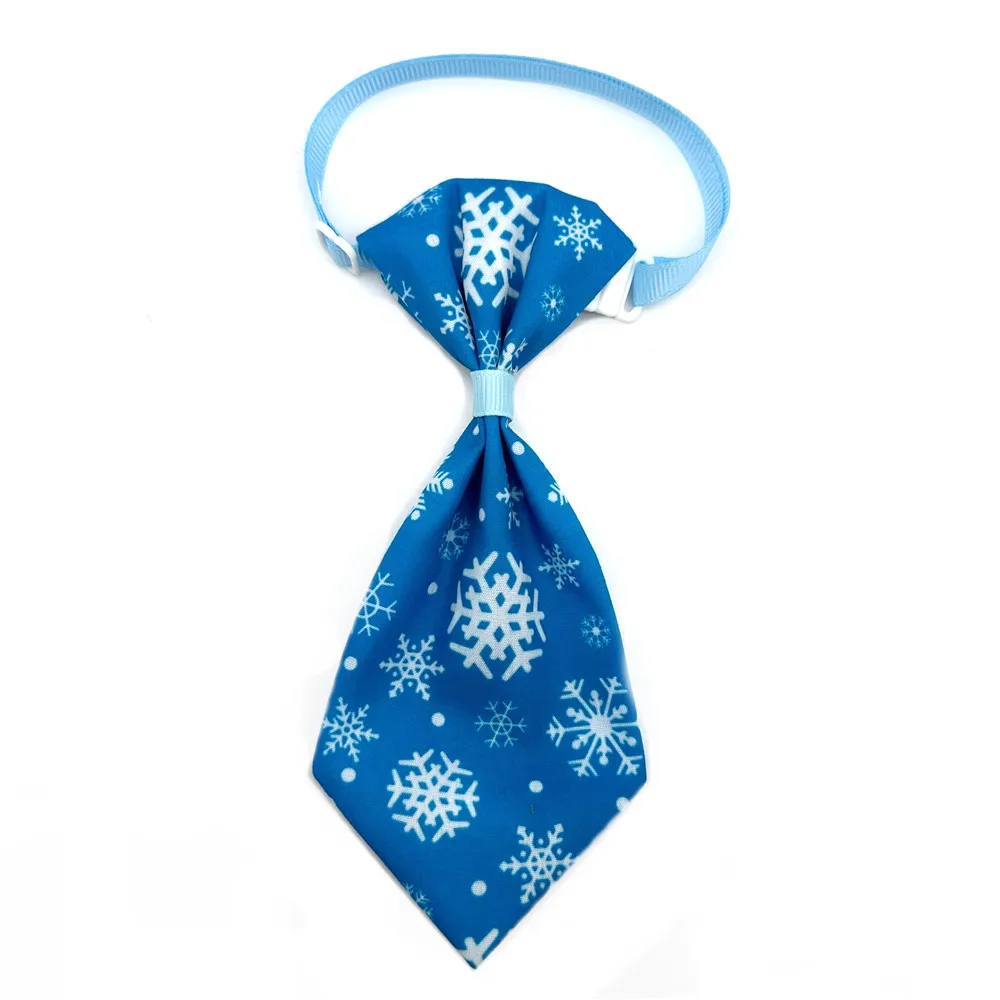 50/100pcs Winter Style Dog Ties Pet Dog Cat Bow Ties Small Dog Cat Bowties Blue Neckties Dogs Pets Grooming Accessories 3