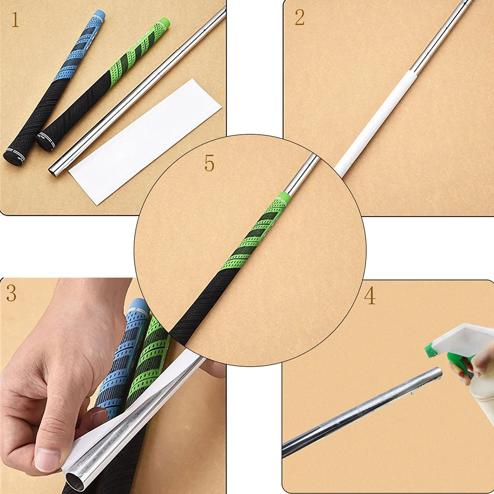 Professional Golf Grip Strip Double Sided Club Tape Double Sided Strong Adhesiveness Golf Grip Golf Club-Making Strip 3