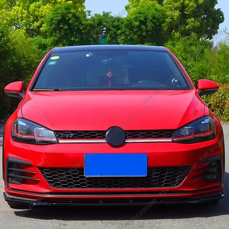 フォルクスワーゲン ゴルフ7 MK7 2014-2017 スタイル メッシュグリルグリル カーボン柄 フロントグリル 1ｐ