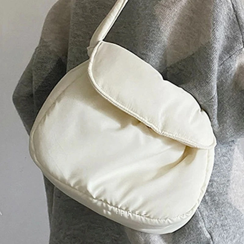 Women Crossbody Bag Large Capacity Shoulder Bag Fashion Drawstring Bag E74B