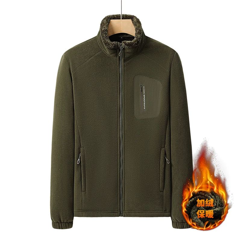 

Full Zip Up Tactical Army Fleece Jacket Military Thermal Warm Work Coats Women Mens Jacket Outwear Windbreaker Couples Dress