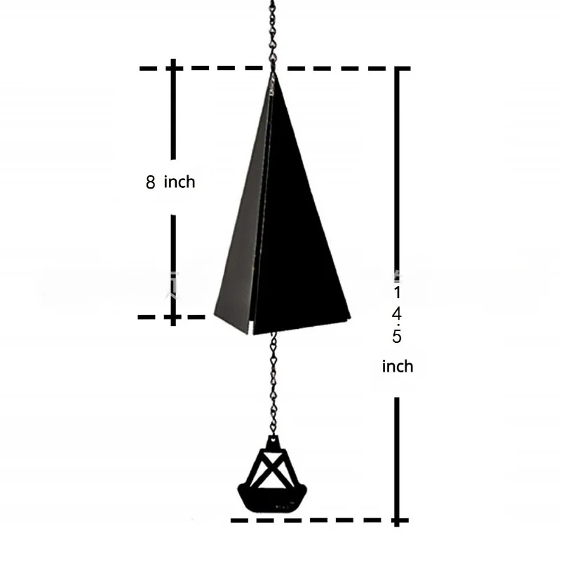 Carillons éoliens Triangle en fer, pendentif cloche de cour, décoration  cloche de mer, cloches de pays du nord, bouées, ornement mural - AliExpress